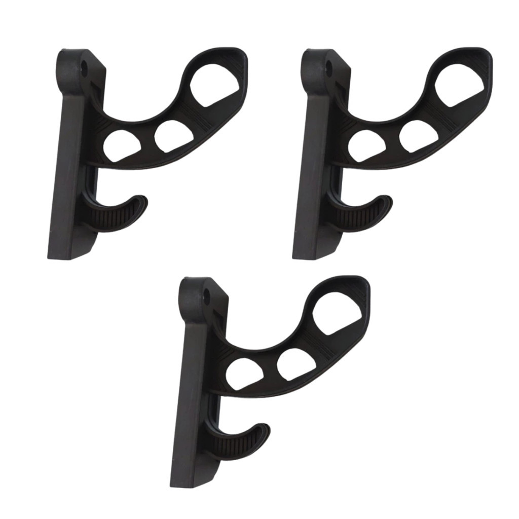 Kit 3 Suportes de Parede para Capacete e Jaqueta Organização com Estilo