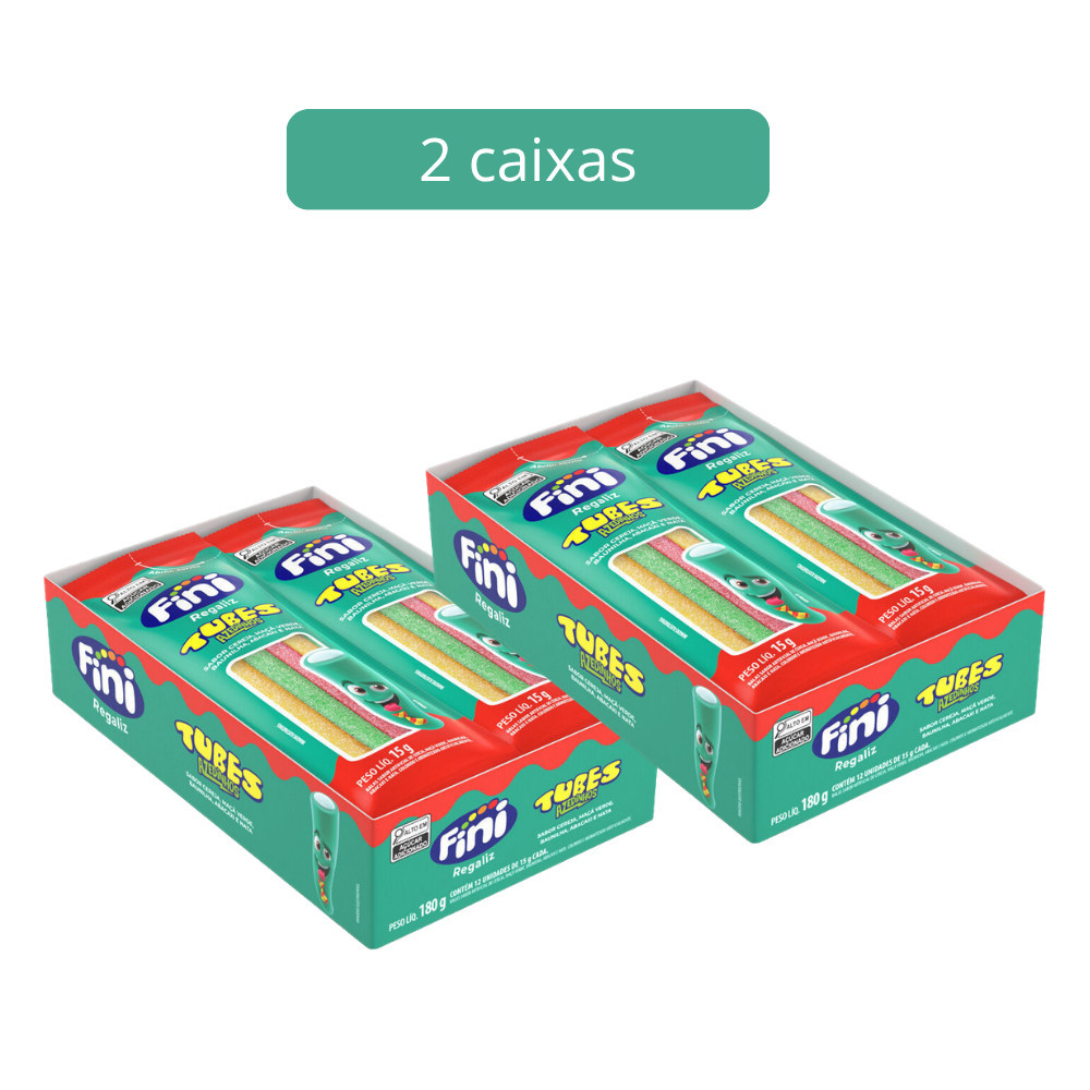 KIt 2 Finis Tubes Citrico Tres Cores 12 unidades de 15g