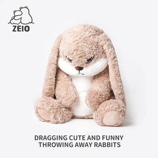 [ZEIO TOYS] Presente de Natal - Coelho de pelúcia fofo e divertido, boneco de conforto, companheiro de presente de feria