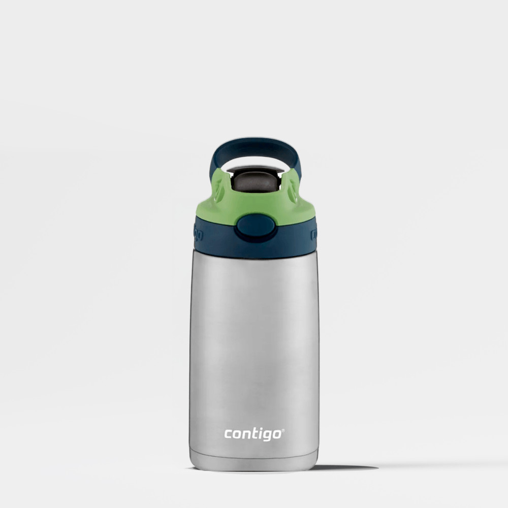 Garrafa Térmica AUTOSPOUT® Kids Verde Inox Contigo | 384ml