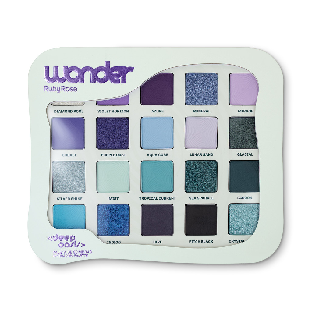 Paleta de Sombras Deep Oasis Wonder - HBE2211 - Ruby Rose