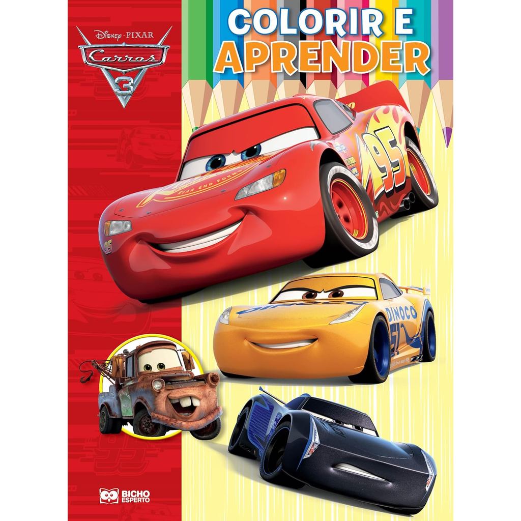 Colorir e Aprender Disney/Pixar | Carros 3
