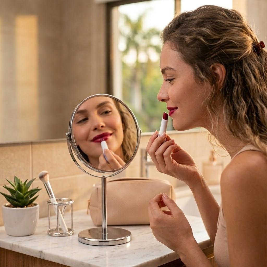 BALM LABIAL TINTED HIDRATANTE RUBY ROSE FEELS MOOD RED — imagem 2 de 2