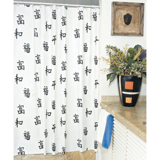 Cortina para Box Polietileno 135x178cm Plast Léo Estampada Sortido