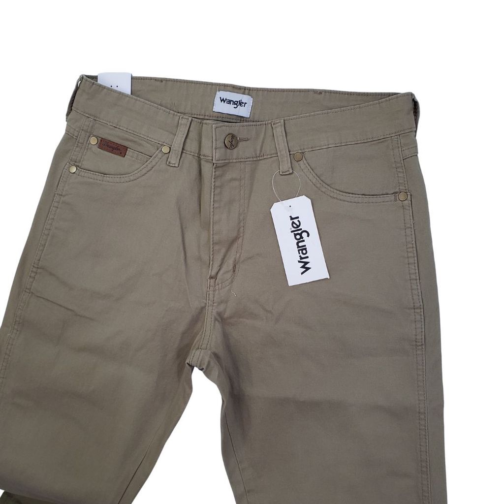Calça Sarja Wrangler Brim regular fit masculina casual