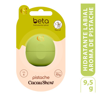 Hidratante Labial Beta Pistache Cacau Show – Edição Especial FPS 6