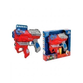 Brinquedo Lançador Dardos Soft 3 Em 1 Infantil Alvo Diversao Vermelho