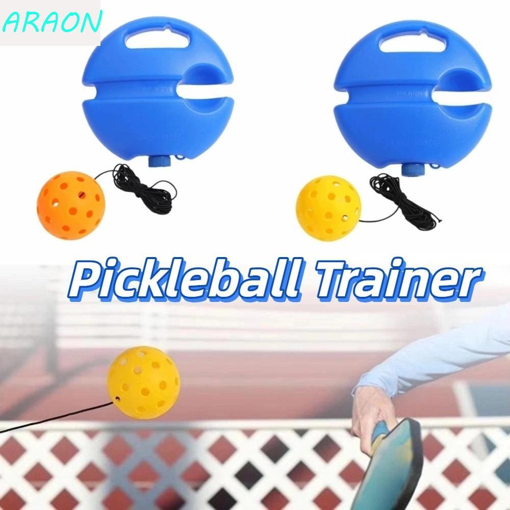 Treinador De Pickleball , Tênis Cheio De Água Com Base Azul , Criativo Auxiliares De Treinamento De Bola