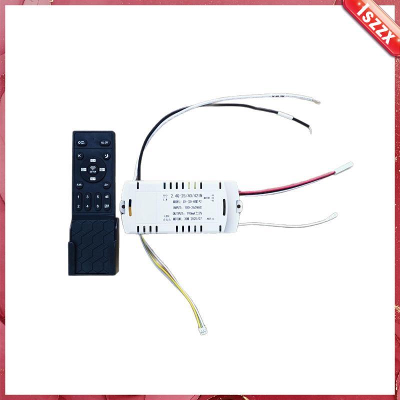[Lszzx] Controlador Portátil Guias De Montagem De Peças De Eletrodomésticos Conversor DC Ventilador De Teto Kit De Contr