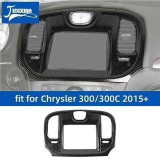Painel De Navegação De Controle Central Do Carro Decoração Capa Para Chrysler 300C 2015 2016 2017 2018 2019 2020 2021 20