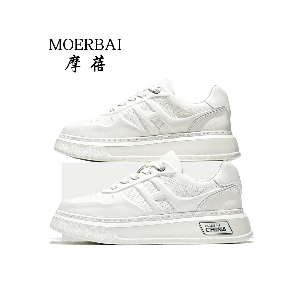 Mobe sapatos masculinos 2026 primavera novos sapatos de couro genuíno respirável sapatos casuais masculinos de sola maci