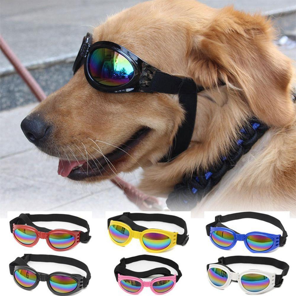 KERVOYN Óculos De Proteção Para Cães Filhote De Cachorro À Prova De Vento Dobrável D'água UV