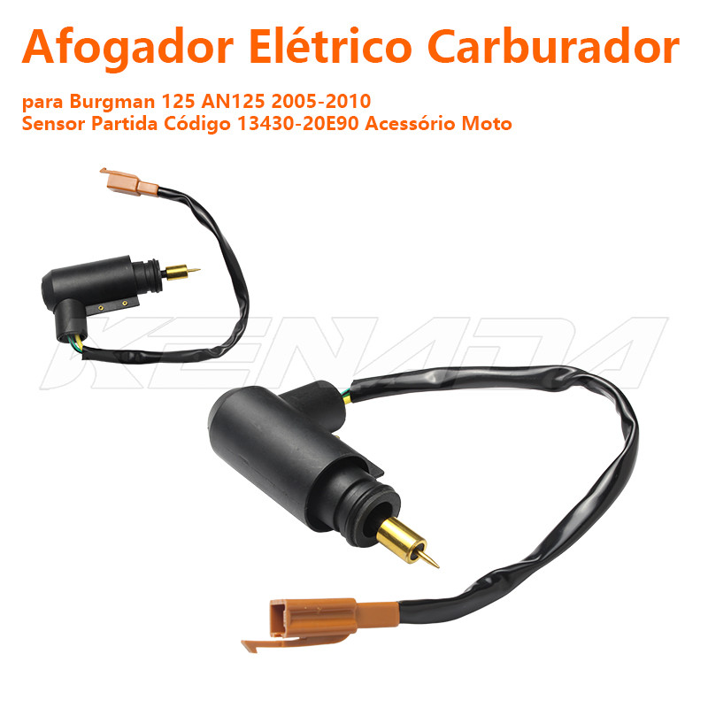 Afogador Automático Elétrico Carburador Scooter Burgman 125 AN125 AN150 2005 A 2010 Código 13430-20E90 13430-20E21-000