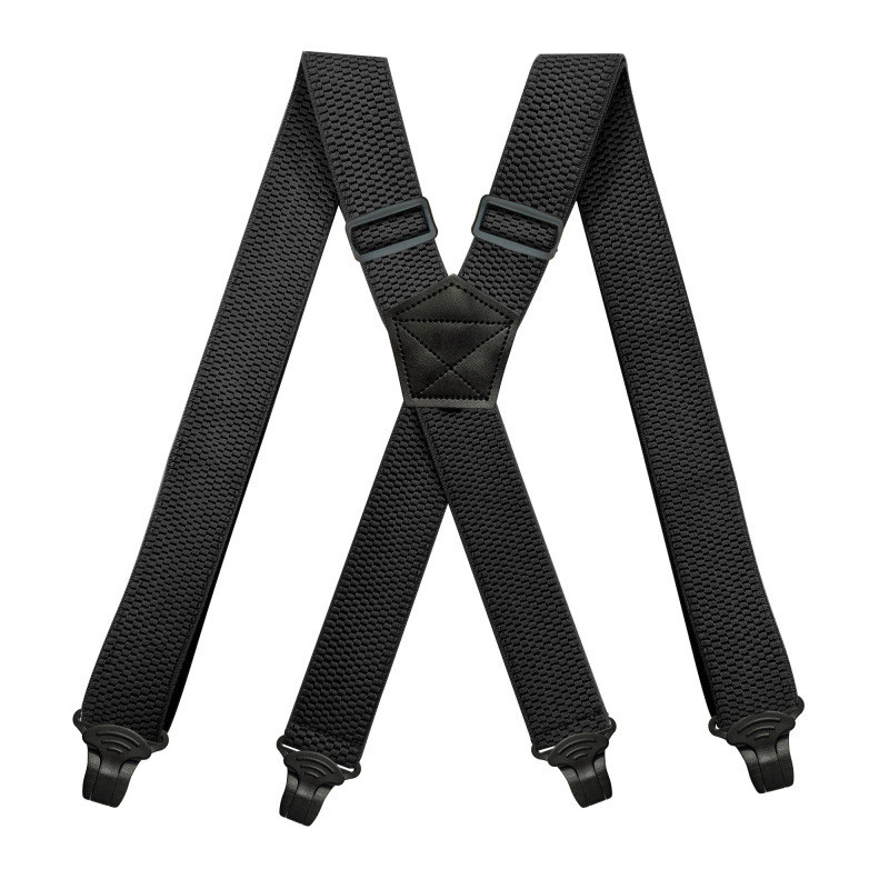 Alça masculina 3.8cm elástica antiderrapante cinta calças cinta adulto cinta clipe idosos elástico antiderrapante alça d