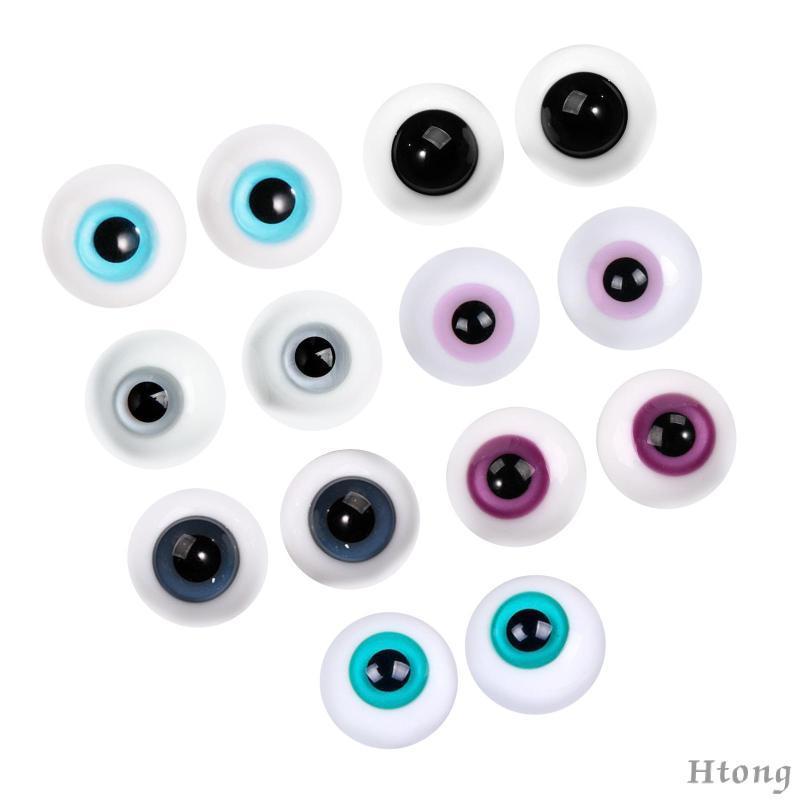 [Htong] 2 Peças De Olhos De Boneca Fofos , Movimento (6 mm) Globo Ocular Para De Adereços De Halloween