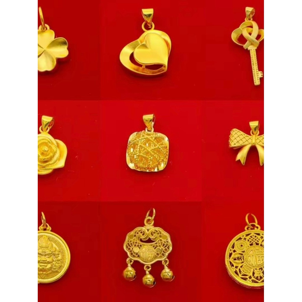 Areia ouro trevo de quatro folhas pequena cintura pingente feminino simulação ouro luz luxo nicho Design High-End sentid