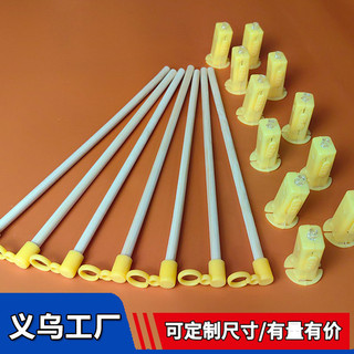 Madeira de bambu portátil plástico lanterna pólo DIY acessórios lanterna LED pequena luz amarela translúcido interruptor