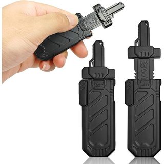 SKEDC Metal Sword Fidget Toy Para Adultos , Ejetável Slider Ratchet Sound Stress Relief Ferramentas Tdah , Brinquedos Si