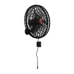 Ventilador de Parede Ventisol 200W 60cm 3 Pás Preto Bipartido Bivolt