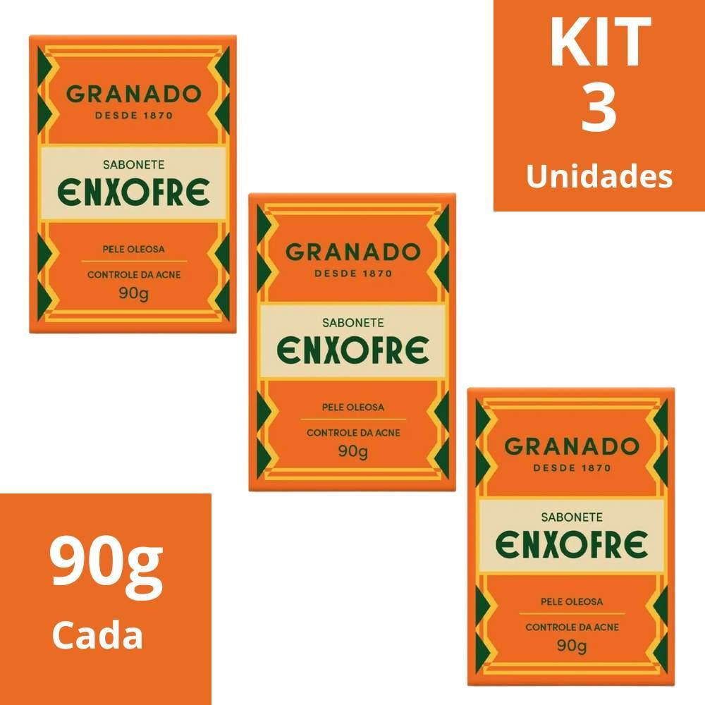 Kit 3 Un Sabonete Granado Enxofre 90g