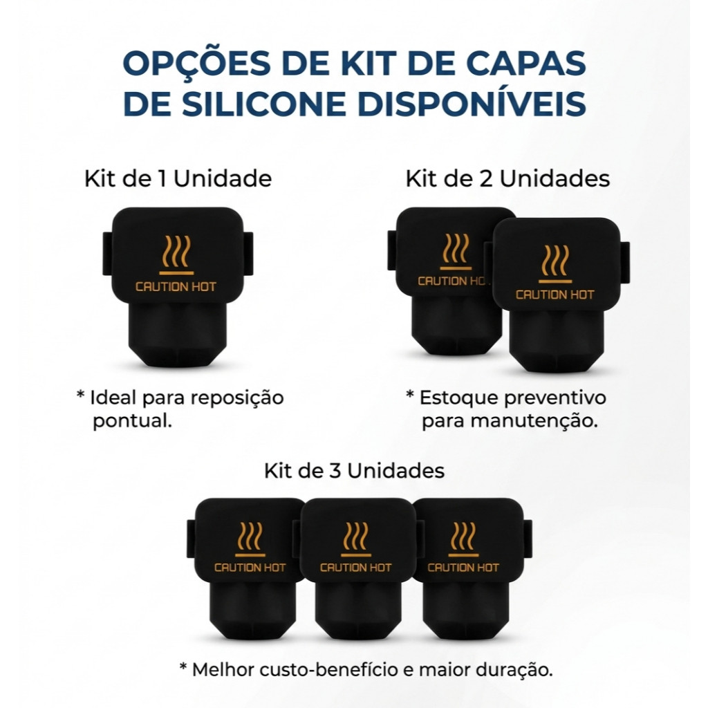 Capa de Silicone Bambu Lab A1 e A1 Mini | Capa Hotend Borracha Alta Resistência | Protetor Térmico Bico Impressora 3D — imagem 2 de 2