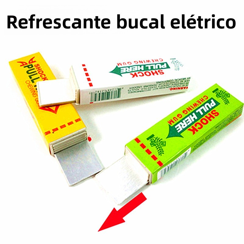 Goma Elétrica, Goma Carregada Eletricamente, Brinquedo de Partida que Deixa as Pessoas Surpresas com Eletricidade, Brinq