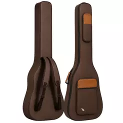 Bag Capa para Contrabaixo Sierra SAB80 Linha 80 - Nylon com Interior em TNT, 3 Bolsos, Alça de Mão e Alças de Mochila, E
