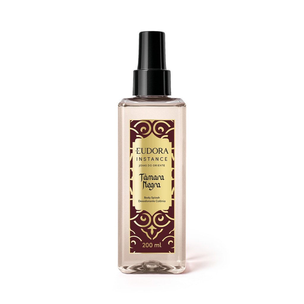 Body Splash Desodorante Colônia Instance Tâmara Negra 200ml
