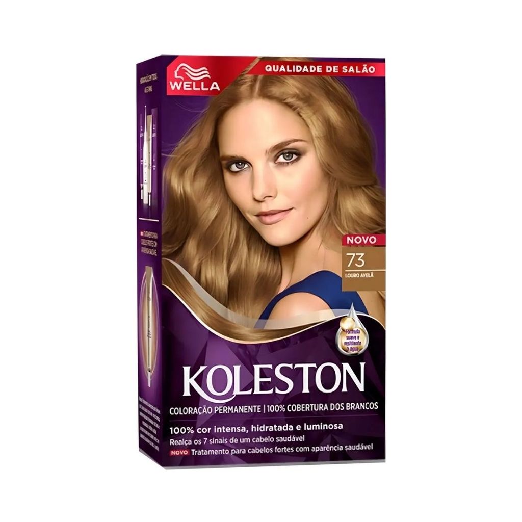 Wella Koleston Coloração Permanente - 73 - Louro Avelã