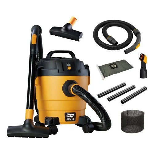 Aspirador De Pó E Água Wap Gtw 10 Compacto 1400w 10 Litros Amarelo Amarelo/preto 127v