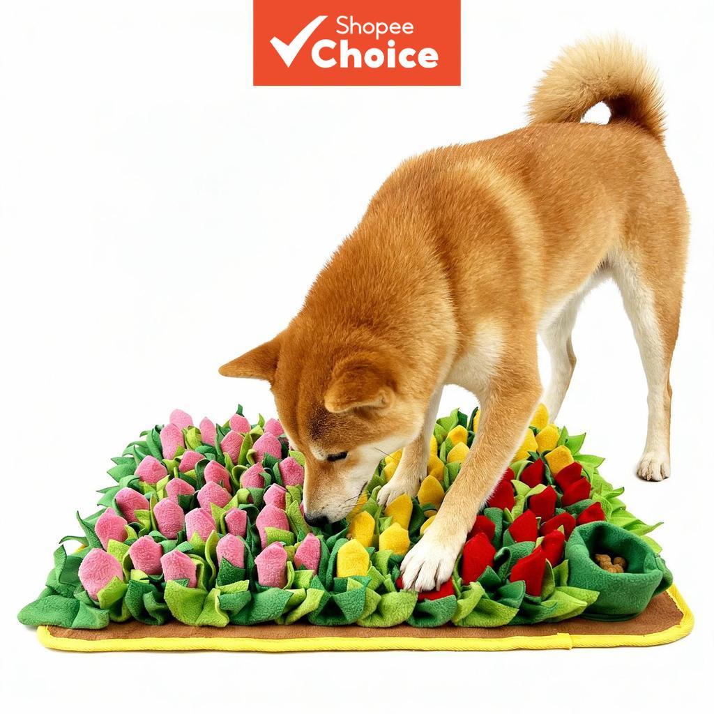 Tapete Enriquecedor para Cachorros, Brinquedo Interativo e Quebra-Cabeça de Alimentação Lenta, Tapete de Treino de