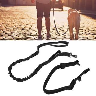 Conjunto de coleira e trela de nylon ajustável para animais de estimação acolchoados com alça Fivela de metal de