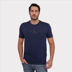 Camiseta Calvin Klein Logo Central CK