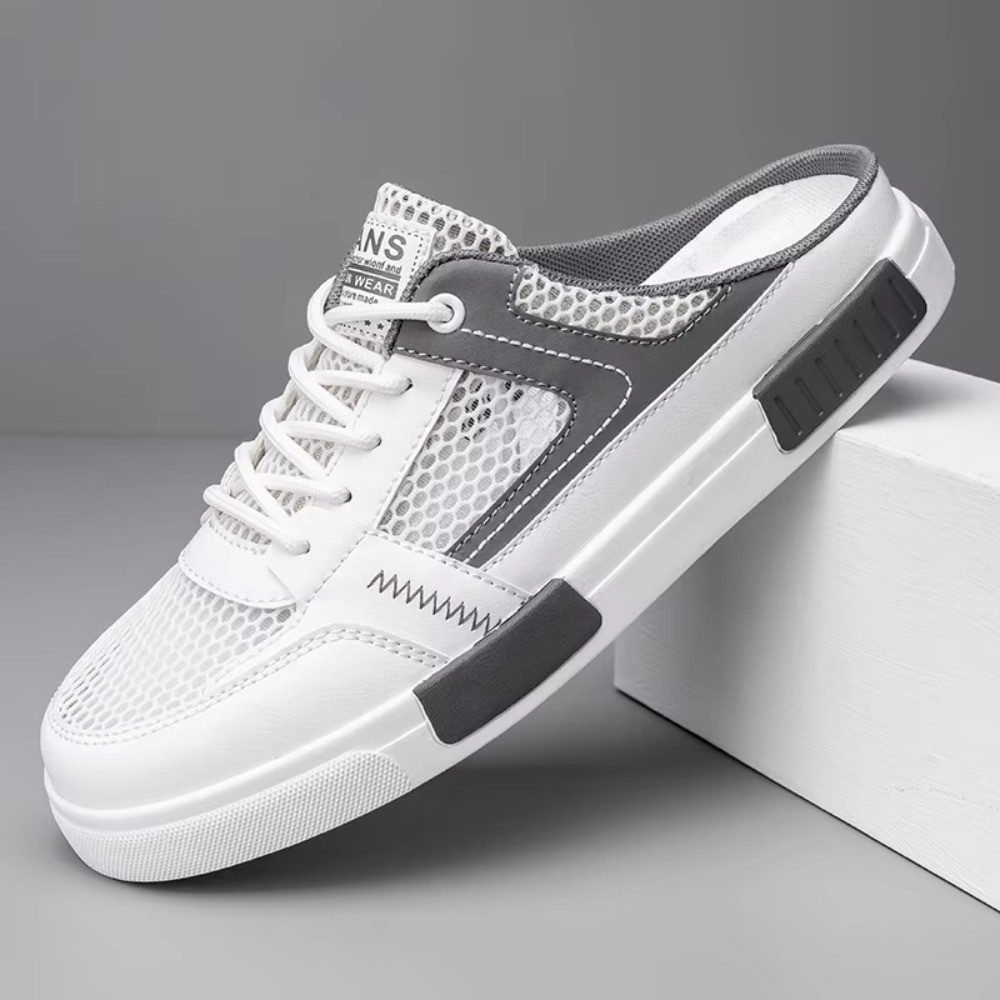 Homens Chinelos De Malha Perfurada Respirável Esportes Ao Ar Livre Sapatos Lazer Meia Verão Sandálias Casuais Novo 2025 