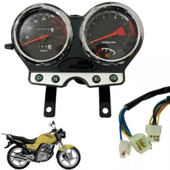 Painel Completo C/Chicote Moto Suzuki Yes 125 2006 Até 2014