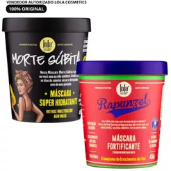 Kit Lola Cosmetics - Mascara Morte Subita 450g + Mascara Rapunzel 450g