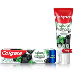 Creme Dental Colgate Natural Extracts Carvao Menta 140g