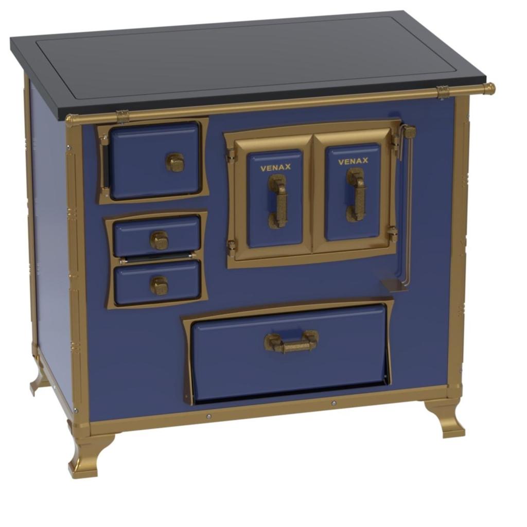 Fogao a Lenha GII N 2 Renaissance Premium Azul