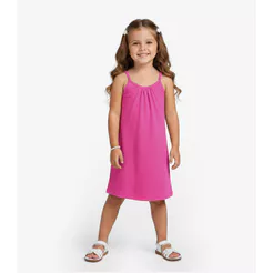 Vestido Infantil com Alças Select Rosa