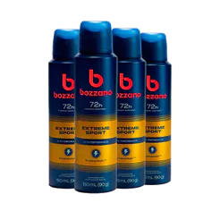 Kit Desodorante Aerosol Bozzano Extreme 90g - 4 unidades