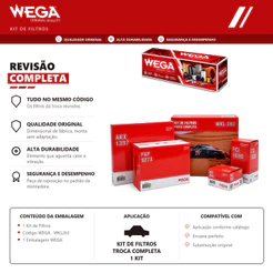 KIT Filtros RENAULT DUSTER LOGAN SANDERO OROCH 1.6 16V- WEGA