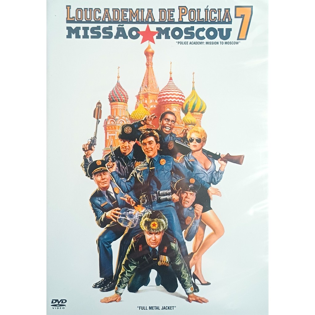 DVD Loucademia de Polícia 7: Missão Moscou (Lacrado de Fábrica)