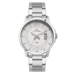 RELÓGIO TECHNOS MASCULINO PRATA 2315LAR/1K