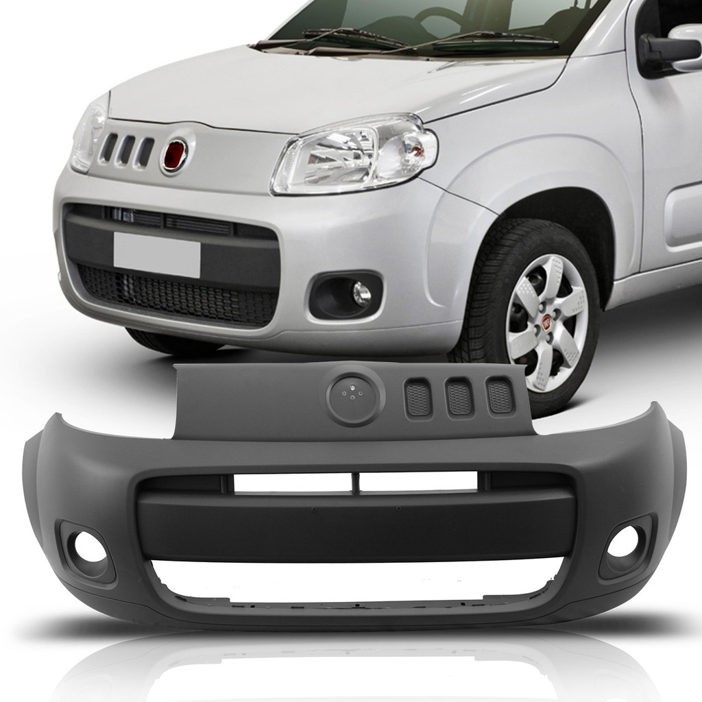 Parachoque Dianteiro Uno Way 2010 2011 2012 2013 2014 2015 2016 Cinza Texturizado em Oferta na Shopee