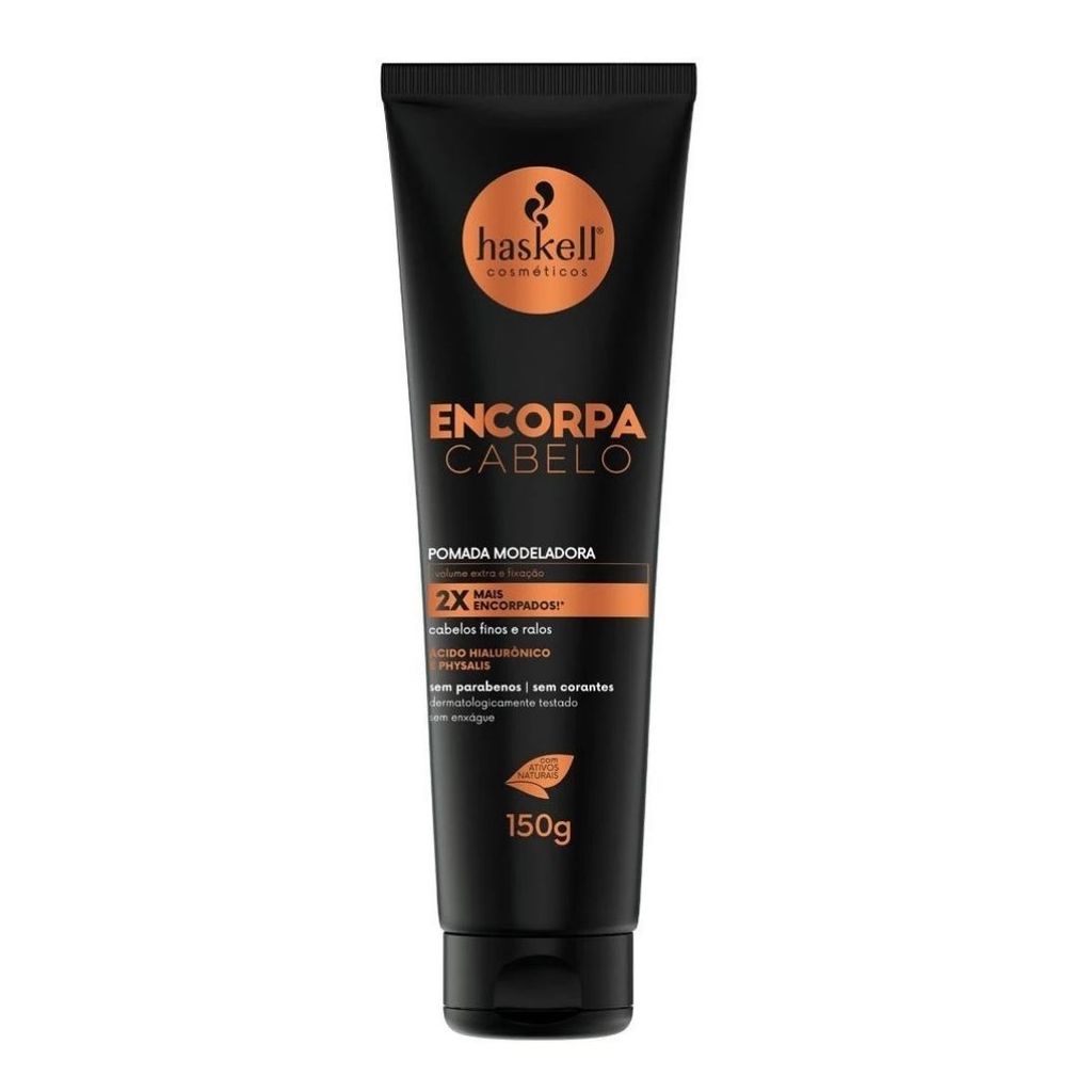 Pomada Modeladora Encorpa Cabelo Haskell 150gr Engrossadora em Oferta na Shopee