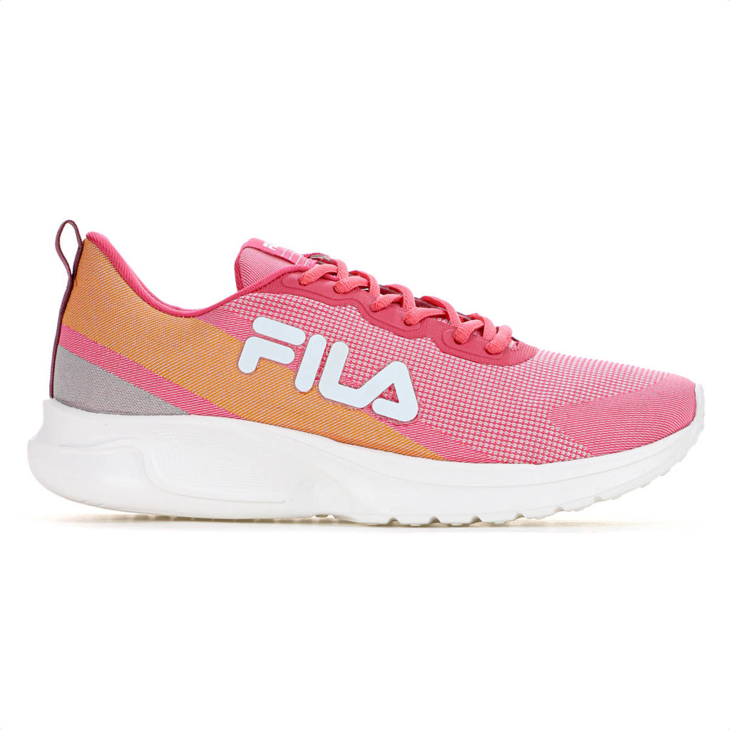 Tênis Fila Vector Rosa e Laranja - Feminino em Oferta na Shopee