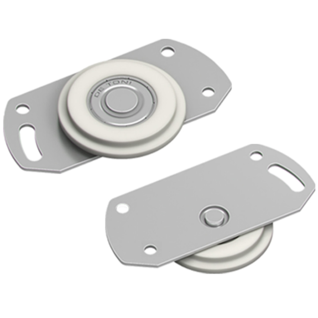 Kit 02 Roldanas Para Portas de Correr Guarda Roupa 40kg Dt11