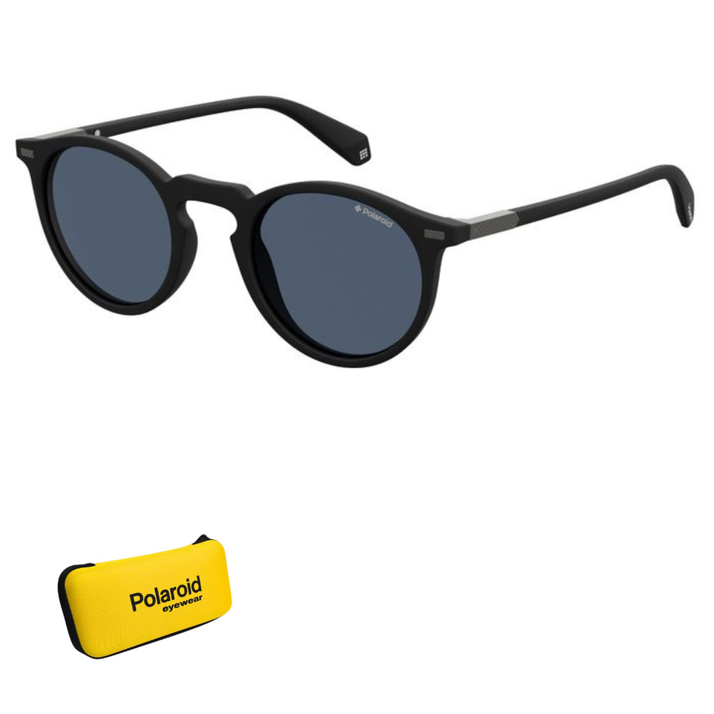 Óculos de Sol Polaroid Unissex Preto Fosco Polarizado PLD 2086/S 003 47C3 S