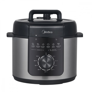 Panela de Pressão Mecânica Preta e Inox 4L Midea em Oferta na Shopee