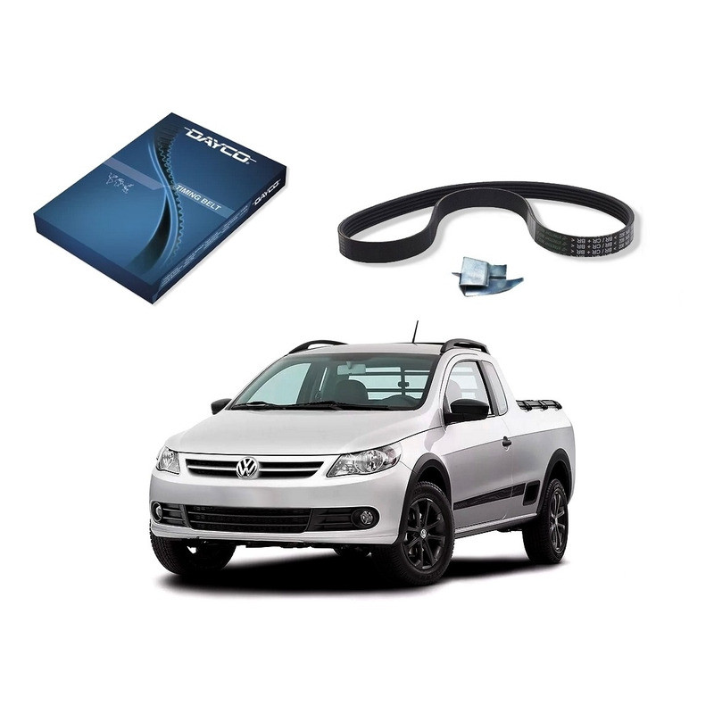 Correia Elastica Alternador Saveiro G5 1.6 8v 2009 A 2013 em Oferta na Shopee